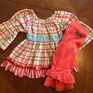Matilda Jane Peasant Top + Bennys • 12 Month